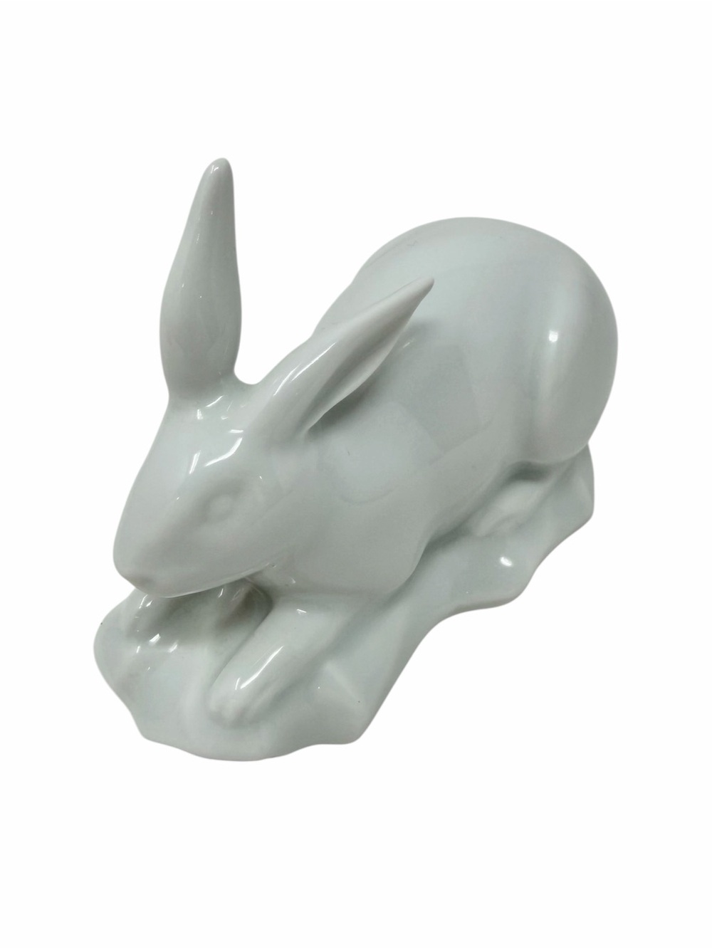 Haviland Limoges France White Porcelain Bunny Rabbit Figurine